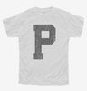 Letter P Initial Monogram Youth