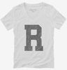 Letter R Initial Monogram Womens Vneck Shirt 666x695.jpg?v=1700362457
