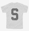 Letter S Initial Monogram Youth