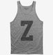 Letter Z Initial Monogram  Tank