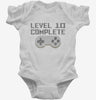 Level 10 Complete Funny Video Game Gamer 10th Birthday Infant Bodysuit 666x695.jpg?v=1700386219