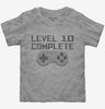 Level 10 Complete Funny Video Game Gamer 10th Birthday Toddler