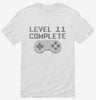Level 11 Complete Funny Video Game Gamer 11th Birthday Shirt 666x695.jpg?v=1700386170