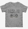 Level 11 Complete Funny Video Game Gamer 11th Birthday Toddler