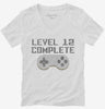 Level 12 Complete Funny Video Game Gamer 12th Birthday Womens Vneck Shirt 666x695.jpg?v=1700386130