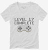 Level 17 Complete Funny Video Game Gamer 17th Birthday Womens Vneck Shirt 666x695.jpg?v=1700421995