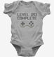 Level 20 Complete Funny Video Game Gamer 20th Birthday  Infant Bodysuit