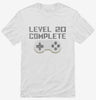 Level 20 Complete Funny Video Game Gamer 20th Birthday Shirt 666x695.jpg?v=1700421859