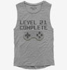 Level 21 Complete Funny Video Game Gamer 21st Birthday Womens Muscle Tank Top 666x695.jpg?v=1700421806