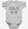 Level 23 Complete Funny Video Game Gamer 23rd Birthday Infant Bodysuit 666x695.jpg?v=1700421714
