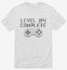 Level 24 Complete Funny Video Game Gamer 24th Birthday Shirt 666x695.jpg?v=1700421671