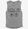 Level 26 Complete Funny Video Game Gamer 26th Birthday Womens Muscle Tank Top 666x695.jpg?v=1700421574