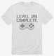 Level 29 Complete Funny Video Game Gamer 29th Birthday white Mens