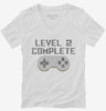 Level 2 Complete Funny Video Game Gamer 2nd Birthday Womens Vneck Shirt 666x695.jpg?v=1700386004