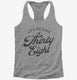 Life Begins At 38  Womens Racerback Tank