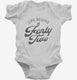 Life Begins At 42 white Infant Bodysuit