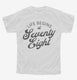 Life Begins At 78 white Youth Tee