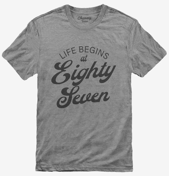Life Begins At 87 T-Shirt