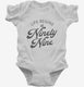 Life Begins At 99 white Infant Bodysuit