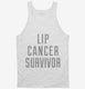 Lip Cancer Survivor white Tank