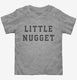 Little Nugget grey Toddler Tee