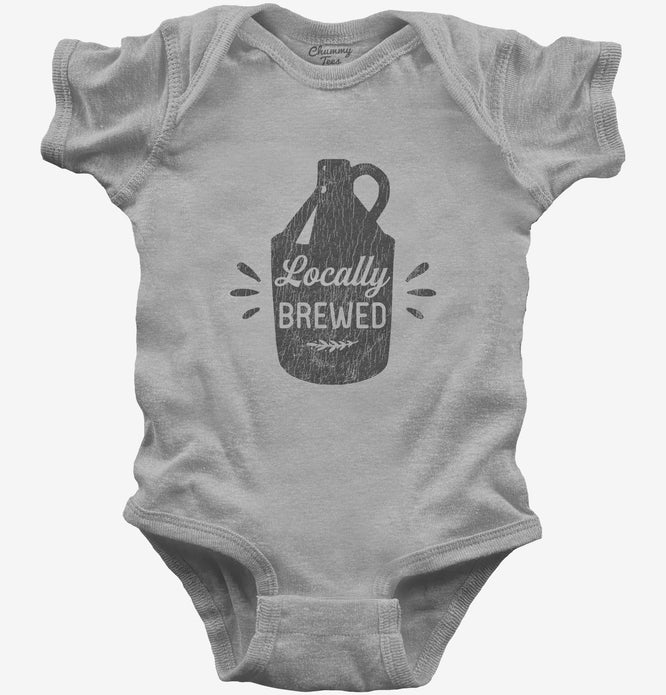 Locally Brewed Beer Brewed Baby Baby Bodysuit