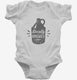 Locally Brewed Beer Brewed Baby white Infant Bodysuit