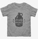 Locally Brewed Beer Brewed Baby grey Toddler Tee