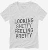 Looking Shitty Feeling Pretty Womens Vneck Shirt 666x695.jpg?v=1700469061