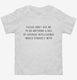 Lower Your Expectations white Toddler Tee