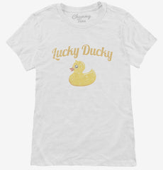 Lucky Ducky Womens T-Shirt