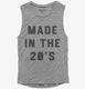 Made In The 20s 2020s Birthday grey Womens Muscle Tank