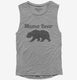 Mama Bear Funny Mothers Day Gift  Womens Muscle Tank