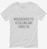 Massachusetts Is Calling And I Must Go Womens Vneck Shirt 666x695.jpg?v=1700511522