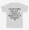 Masters Degree Graduation Gift Youth