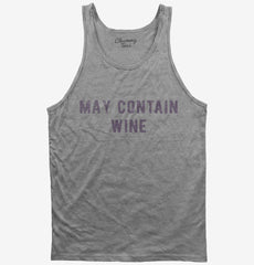 May Contain Wine Tank Top