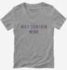 May Contain Wine Womens Vneck
