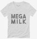 Mega Milk Funny Breastfeeding  Womens V-Neck Tee