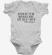 Men Of Few Words Are The Best Men William Shakespeare white Infant Bodysuit