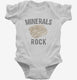 Minerals Rock Collectors Funny white Infant Bodysuit
