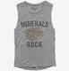 Minerals Rock Collectors Funny grey Womens Muscle Tank
