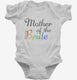 Mother Of The Bride Lesbian Rainbow  Infant Bodysuit