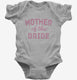 Mother Of The Bride grey Infant Bodysuit