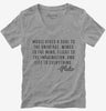 Music Gives Soul To The Universe Plato Quote Womens Vneck