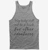 My Body Will Not Be A Tomb For Other Creatures Vegan Vegetarian Tank Top 666x695.jpg?v=1700383179