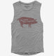 My Child Has 4 Hooves Pig  Womens Muscle Tank