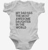 My Dad Has The Most Awesome Daughter In The World Infant Bodysuit 666x695.jpg?v=1700450280