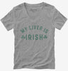 My Liver Is Irish Womens Vneck