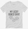 My Lucky Bunco Womens Vneck Shirt 666x695.jpg?v=1700540242