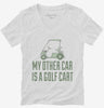 My Other Car Is A Golf Cart Womens Vneck Shirt 666x695.jpg?v=1700540145